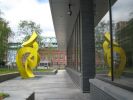 Charispiral | Public Sculptures by Mary Ann E. Mears | Spaulding Rehabilitation Hospital Boston in Boston. Item made of aluminum