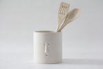 Helpful Hannah Utensil Holder | Tableware by Kristina Kotlier. Item made of ceramic works with boho & minimalism style