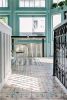 Mission Cement Tile (5-color) 8" x 8" | Tiles by Avente Tile | Media Noche Restaurant in San Francisco. Item composed of cement