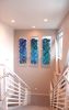 "Metal and Glass Art Installation" | Wall Sculpture in Wall Hangings by Lea de Wit | Palo Alto Medical Foundation in Santa Cruz. Item made of metal with glass