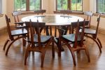 Roundabout Dining Table | Tables by Brian Hubel. Item made of wood