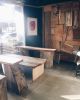 Wood Seating | Chairs by Ido Yoshimoto | Ramen Shop in Oakland