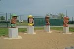 Little Leaguers | Sculptures by Tony Natsoulas | Tahoe Tallac Little League in Sacramento