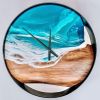 Live Edge Clock | Decorative Objects by BACKWOOD DESIGN CO. ™. Item composed of wood & synthetic
