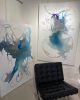 Aerial View II | Oil And Acrylic Painting in Paintings by Twyla Gettert. Item made of canvas