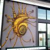 Golden Heart Mural | Murals by Hans Haveron | Burgerim in Los Angeles