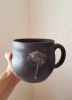 Black Ceramic Tree Mug | Drinkware by ShellyClayspot. Item composed of stoneware