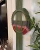 Navy Green Modern Macrame | Tapestry in Wall Hangings by Magdyss Boutique. Item composed of cotton compatible with boho and contemporary style
