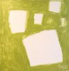 Let Me Count The Ways: Shapes in Chartreuse | Oil And Acrylic Painting in Paintings by Sarah Trundle. Item made of canvas