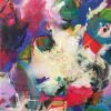 "Exuberance" | Oil And Acrylic Painting in Paintings by Julie Shunick Brown | Katy trail in Dallas. Item composed of synthetic