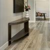 ST-91S Demilune Console Table | Tables by Antoine Proulx Furniture, LLC. Item composed of walnut & bronze