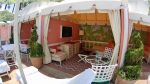 Poolside Cabana Paintings | Murals by Baron Paris Studio | The Beverly Hills Hotel in Beverly Hills. Item made of synthetic