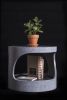 Open Roller | Coffee Table in Tables by OSO CREATIONS. Item made of steel with glass