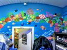 Underwater Sea Mural | Murals by Christine Crawford | Christine Creates | Palmetto Reef in West Columbia. Item composed of synthetic