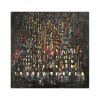 Black Abstract Painting | Mixed Media by KARDIMAGO. Item composed of synthetic