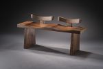Tandem Bench | Benches & Ottomans by Brian Hubel. Item made of walnut