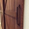 Reclaimed redwood barn doors | Furniture by Dust & Spark. Item made of wood