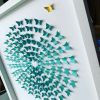 The One That Got Away - Aqua Green | Wall Sculpture in Wall Hangings by Lorna Doyan | North London in London