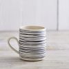 Handled Black Lined Mug | Tableware by Mel Rice Ceramica | Microshop in San Francisco