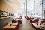 Red Saarinen Executive Arm Chair | Chairs by Eero Saarinen | Untitled in New York