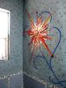 Sunburst Mosaic | Glasswork in Wall Treatments by Dyanne Williams Mosaics. Item made of glass with synthetic