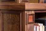 Custom Wood Library | Shelving in Storage by Brian Hubel. Item made of walnut