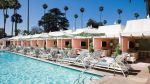 Custom Poo Umbrellas | Interior Design by Santa Barbara Designs | The Beverly Hills Hotel in Beverly Hills