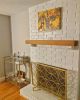 Mantle Painting | Oil And Acrylic Painting in Paintings by Soulscape Fine Art + Design by Lauren Dickinson. Item made of canvas
