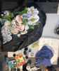 Viva la Frida Hand-Painted Hollister Co. Leather Jacket | Apparel in Apparel & Accessories by ShammyBuns Art (SBA). Item composed of leather