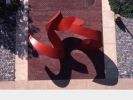 Red Buoyant | Public Sculptures by Mary Ann E. Mears | IBM in Baltimore. Item composed of aluminum