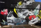 Pollination of Ideas | Street Murals by Caratoes (Cara) | The Container Yard in Los Angeles