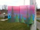 Utility Box Murals | Murals by Christian Toth Art. Item made of synthetic