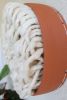 Komondor - Terracotta & Fiber Wall Sculpture | Tapestry in Wall Hangings by Keyaiira | leather + fiber | Reveal Hair Studio in Santa Rosa. Item made of wool with stoneware