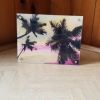 Desktop Palm Trees $250 | Oil And Acrylic Painting in Paintings by Cara Enteles Studio. Item composed of canvas
