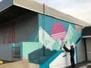 Holladay Mural | Street Murals by Josh Scheuerman. Item composed of synthetic