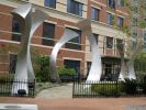 Lotus Columns | Public Sculptures by Mary Ann E. Mears. Item made of metal