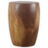 Haussmann® Wood Merlot End Table 15 D x 20 inch High Walnut | Tables by Haussmann®