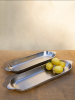 Nickel Long Trays Set of 2 | Serving Tray in Serveware by The Collective