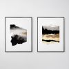 "The Mountains Are Calling" & "Mountains & Valleys" Print Set | Prints in Paintings by Kim Knoll Art