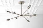 Sputnik Lamp - Modern Ceiling Lamp - Model No. 7788 | Chandeliers by Peared Creation. Item composed of brass