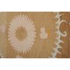 Suzani Wall Hanging Decor - Tan Suzani Table Cloth - Uzbek E | Tablecloth in Linens & Bedding by Vintage Pillows Store