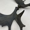 Moose Antler Wall Mounts | Wall Sculpture in Wall Hangings by Farmhaus + Co.. Item composed of wood