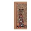 Vintage Folk Art Human Pictorial Suzani From Uzbekistan, Tre | Tablecloth in Linens & Bedding by Vintage Pillows Store