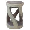 Haussmann® Round Wild Twisted Vine End Table 14 in D x 20 | Tables by Haussmann®