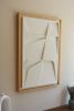 No. 12 Japandi Plaster Wall Relief - Scandinavian Neutral Decor | Wall Sculpture in Wall Hangings by Joseph Aurelius