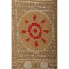 Suzani White Washed Tapestry - Pale Color Uzbek Table Cloth | Tablecloth in Linens & Bedding by Vintage Pillows Store