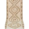 Vintage Hand Knotted Turkish Kurdish Runner 3'10" X 13'8" | Runner Rug in Rugs by Vintage Pillows Store. Item composed of cotton and fiber