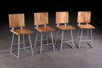 Maple Pub Chair Set | Bar Stool in Chairs by Urban Lumber Co.. Item made of maple wood