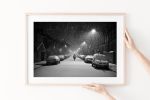 Winter in London, "Hackney in the Snow" photography print | Photography by PappasBland. Item made of paper compatible with contemporary and modern style