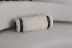 CHURO Decorative Bolster, Sheepskin | Pillow in Pillows by ANDEAN. Item composed of wool and bronze in contemporary or traditional style